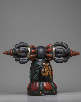 Wooden Base Vajra