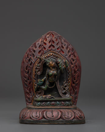 Vajrayogini Wooden Statue