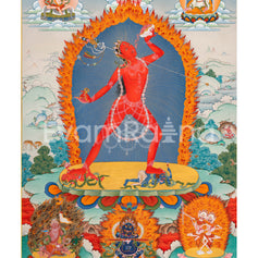 High Quality Vajrayogini Canvas Print | Karma Gardi Style Dakini Artwork