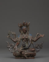 Tibetan Vashudhara Deity Statue