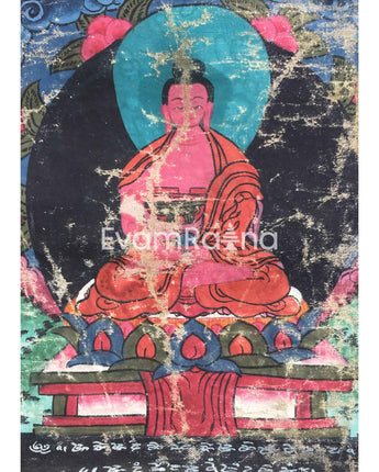 Vintage Amitabha Buddha Thangka