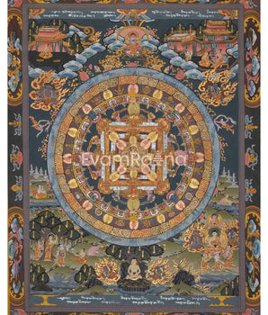 Vintage Buddha Mandala