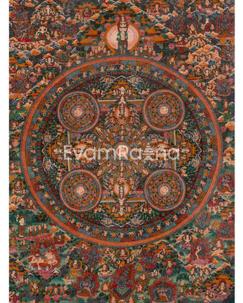 Vintage Mandala Thangka