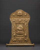 Brass Tibetan Wall Hanging