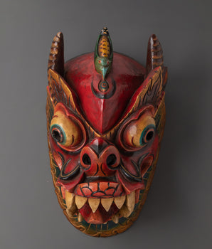 Tibetan Wall Hanging Mask