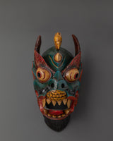Handcrafted Tibetan Demon Mask