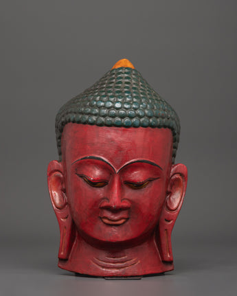 buddha-red-wooden-wall-hanging-mask