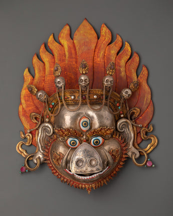 Tibetan Copper Wall Mask