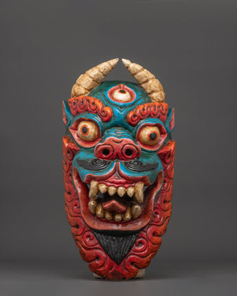 snow-lion-mask-wall-art-decor