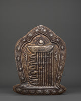 Tibetan Kalachakra Iron Wall Hanging