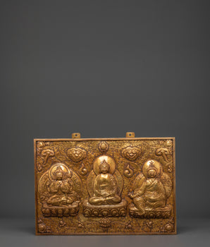 Handmade Buddhist Wall Hanging Brass