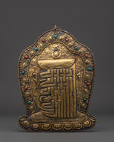 Ethnic Brass Wall Hanging