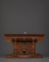 Hand-Carved Peacock Wall Hanging