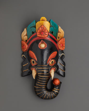 handcrafted-ganeshawallart-ganeshamask-wallhanging