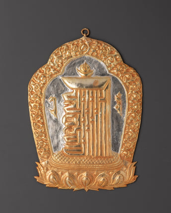 Sacred Tibetan-Inspired Wall Hanging