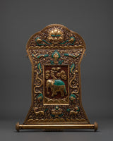 Elephant Carved Wall Hanging