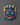 Handcrafted Tibetan deity wall mask