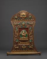 Manjushri Brass Wall Hanging