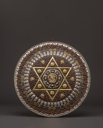 Handcrafted Tibetan Mandala Wall Hanging