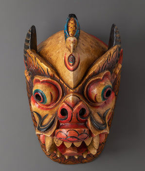 Handmade Tibetan wall mask