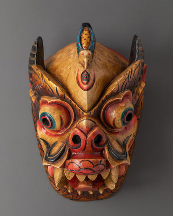 Handmade Tibetan wall mask