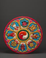 Buddhist Dharma Wheel Wall Hanging