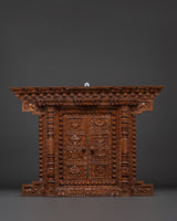 Auspicious Symbols Adina wood Wall Hanging