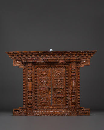 Auspicious Symbols Adina wood Wall Hanging