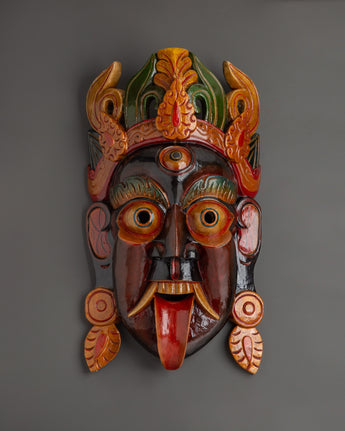 Kali Mask Wall Hanging