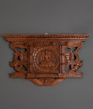 Shakyamuni Buddha Engraved Wall Hanging