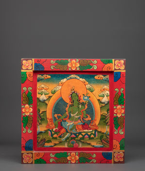 Tibetan Green Tara Wall Hanging