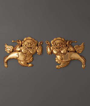 Lion Protector Wall Hanging