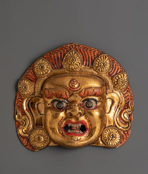 Tibetan wrathful deity wall hanging