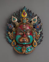 Nepalese tribal wall hanging mask