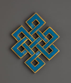 Tibetan Endless Knot |  Wall Art for Unity and Interconnection