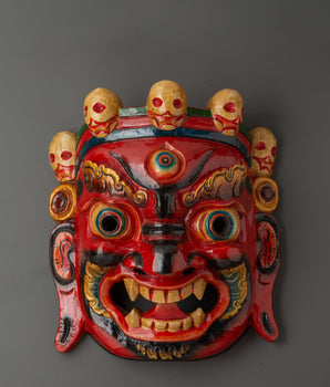 Fierce Mahakala Wall Mask