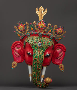 elephant-head-gold-gilded-wall-hanging
