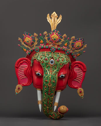 elephant-head-gold-gilded-wall-hanging