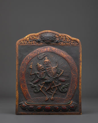 Tibetan Chitipati Deity Wall Art Hanging