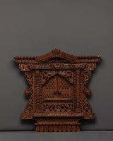 ethnic wooden wall hanging