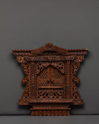 ethnic wooden wall hanging