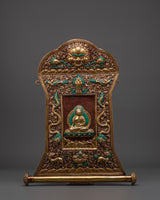 Buddha Shakyamuni Brass Wall Hanging