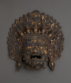 Antique Finish Wrathful deity Wall Hanging