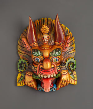 Cheppu Wooden Mask Wall Hanging