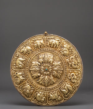 12 Zodiac Animals Signs Wall Hanging