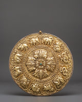 12 Zodiac Animals Signs Wall Hanging