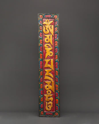 Tibetan mantra wall hanging