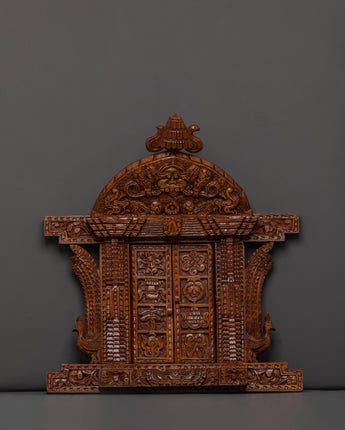 auspicious symbols engraved wall hanging