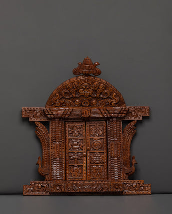 auspicious symbols engraved wall hanging