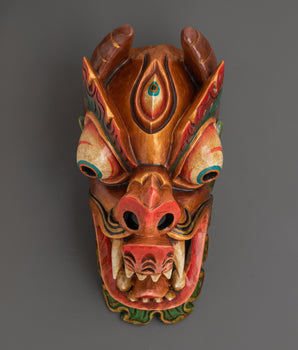 Fierce expression Wall hanging